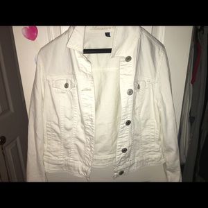 White jean jacket!